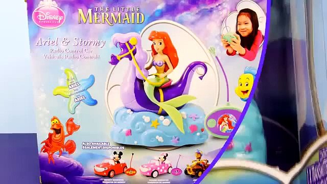 The Little Mermaid Ariel & Stormy Radio Control Car Princess Toys Review - Disney Cars Toy Club