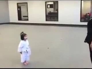 3-year-old karate kid
