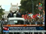 Tabaré Vázquez recorre las principales calles de Montevideo