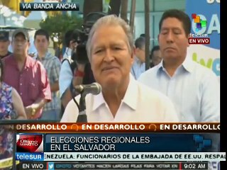 Sánchez Cerén insta a salvadoreños a votar y respetar elección