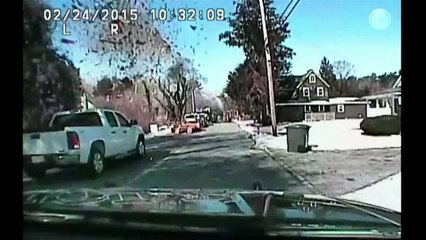 Gas explosion_ Moment US house is destroyed - BBC News