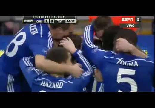 John Terry Goal - Chelsea vs Tottenham Hotspur 1-0 / 01-03-2015