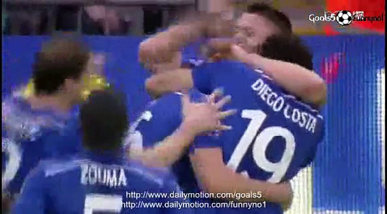 John Terry Goal Chelsea 1 - 0 Tottenham Capital One Cup 1-3-2015