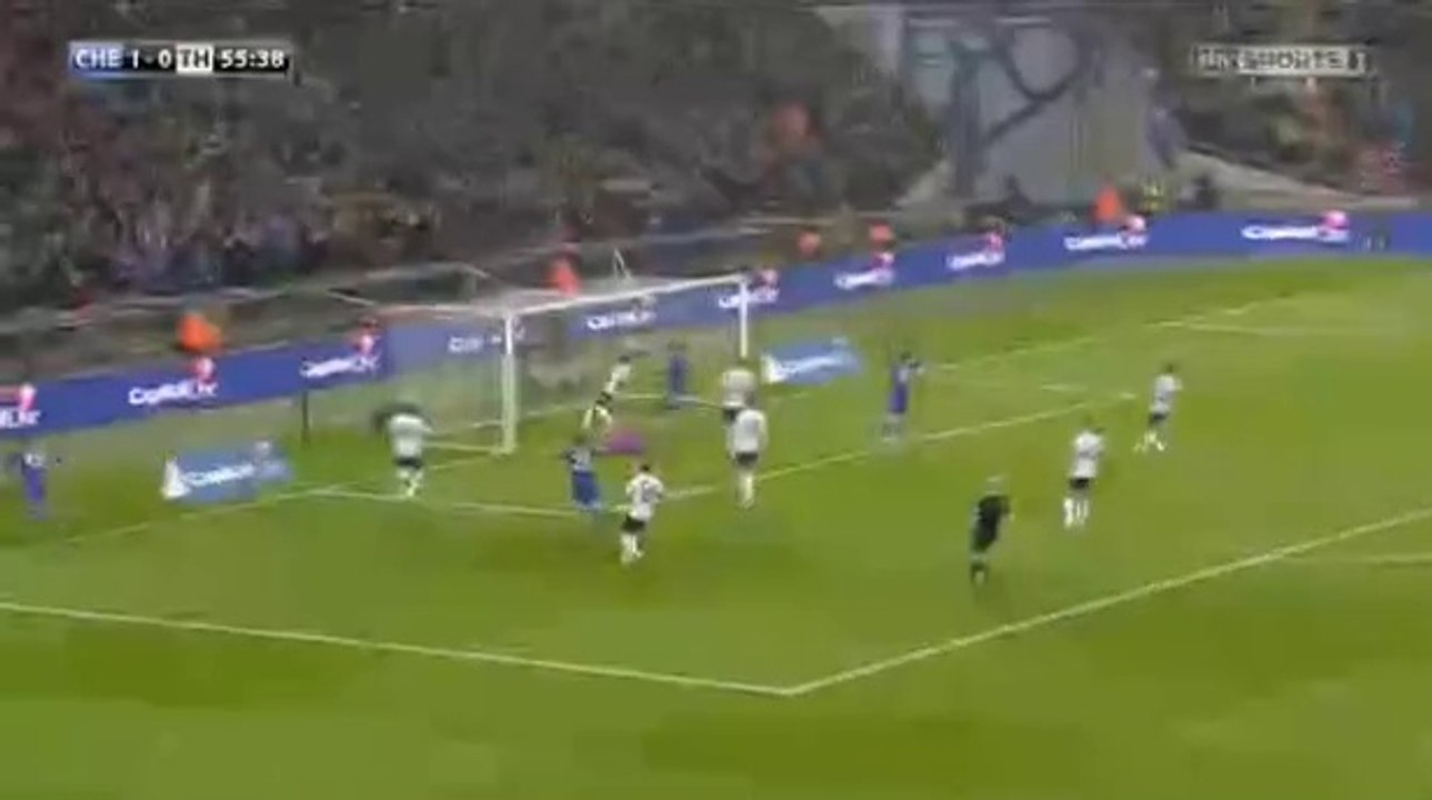 Diego Costa Goal Chelsea 2 - 0 Tottenham 01/03/2015 - Capital One Cup