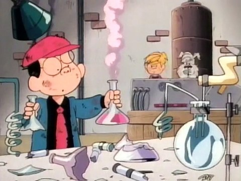 Denis la Malice - S01E02 - Un visiteur venu d'ailleurs / Un voyage en train / Le génie de la lampe