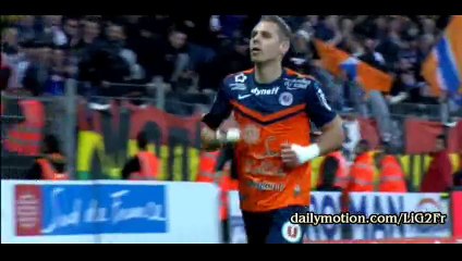 Goal Barrios - Montpellier 2-1 Nice - 01-03-2015