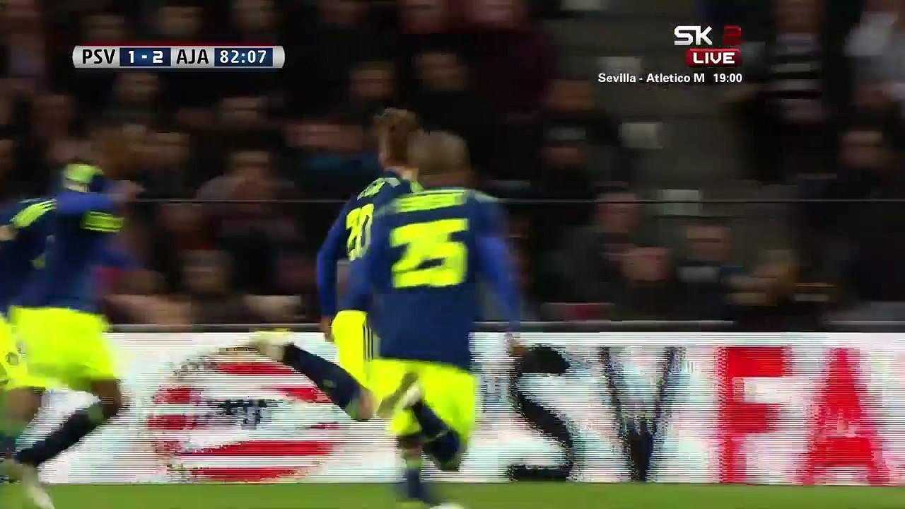 Lasse Schoene 1:2 | PSV Eindhoven -  Ajax 01.03.2015 HD