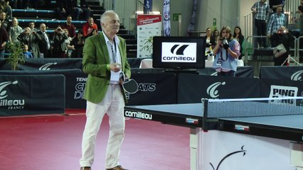 Jacques Secrétin et Patrick Kanner échangent quelques balles