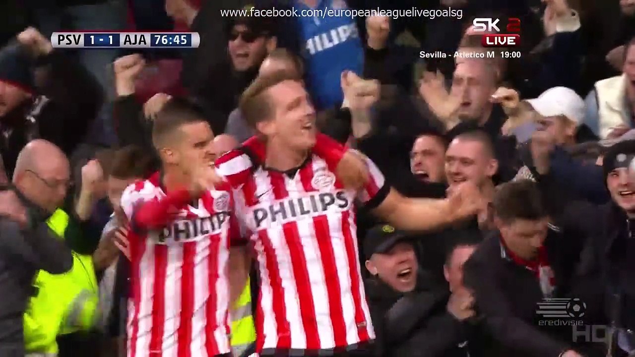 All Goals | PSV Eindhoven 1-3 Ajax 01.03.2015 HD