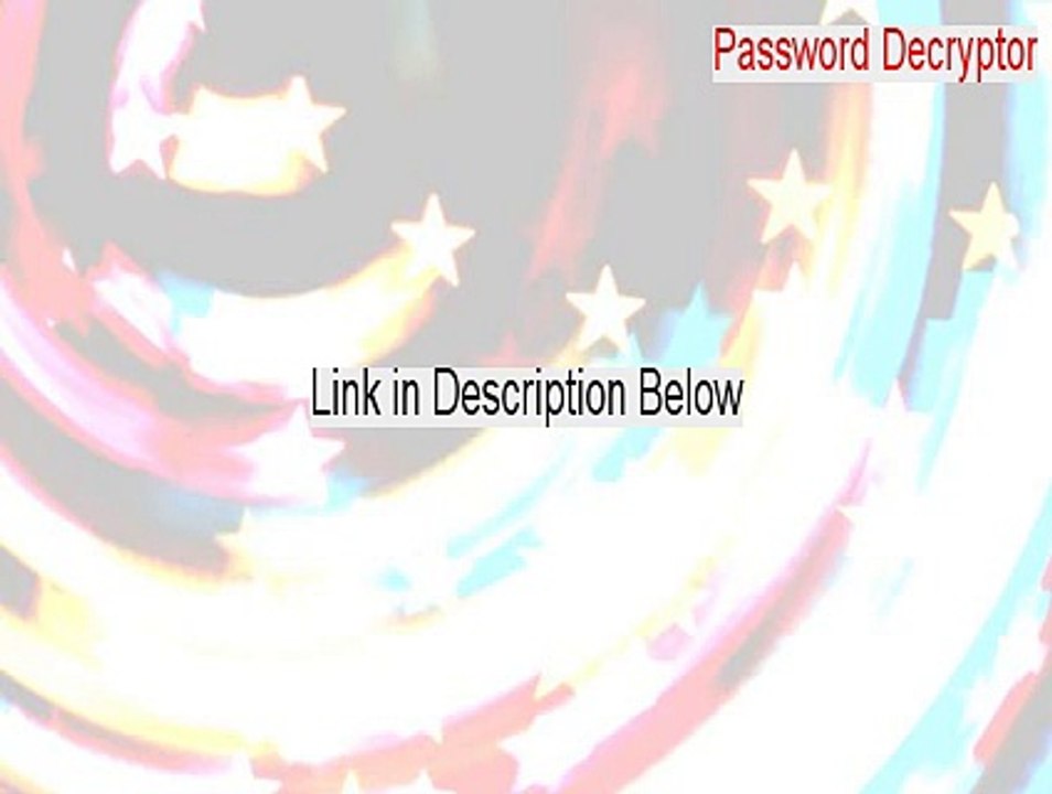Password Decryptor Download - Free Download