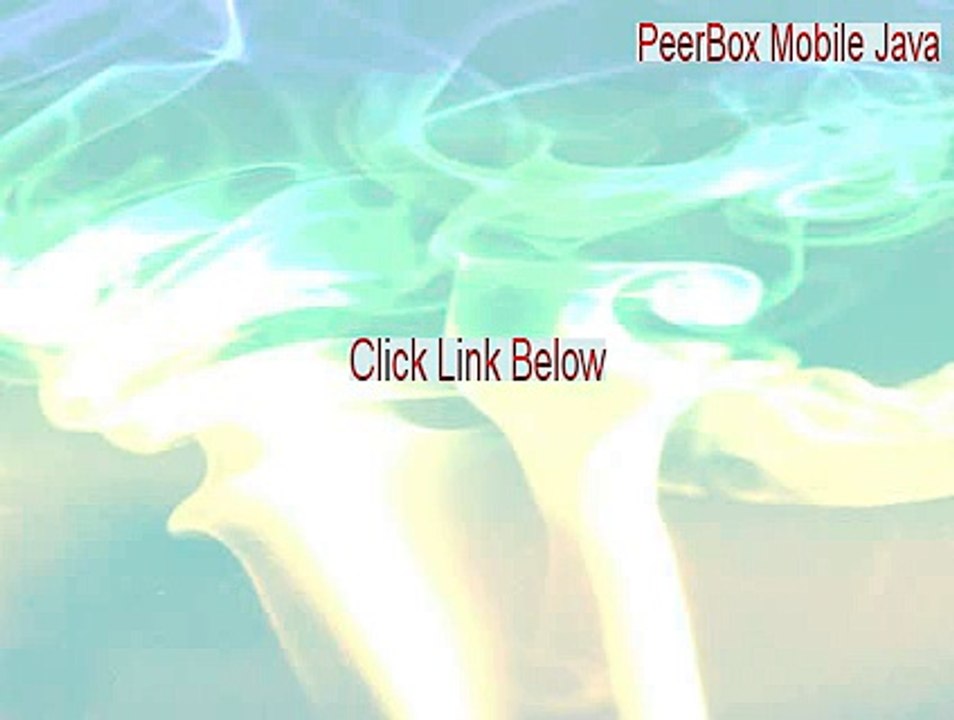 PeerBox Mobile Java Crack (Instant Download 2015)