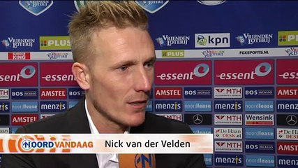 Van der Velden: Ik speel al tien jaar zonder scheenbeschermers - RTV Noord