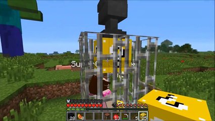 Minecraft  MOBZILLA CHALLENGE GAMES - Lucky Block Mod - Modded Mini-Game