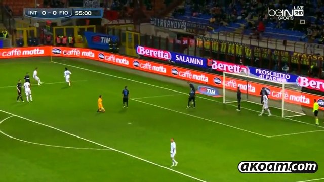 هدف محمد صلاح في إنتر ميلان في الدوري الايطالي