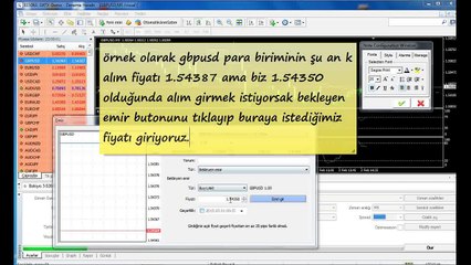 Foreks Emir Girişi ve Strateji Deneme