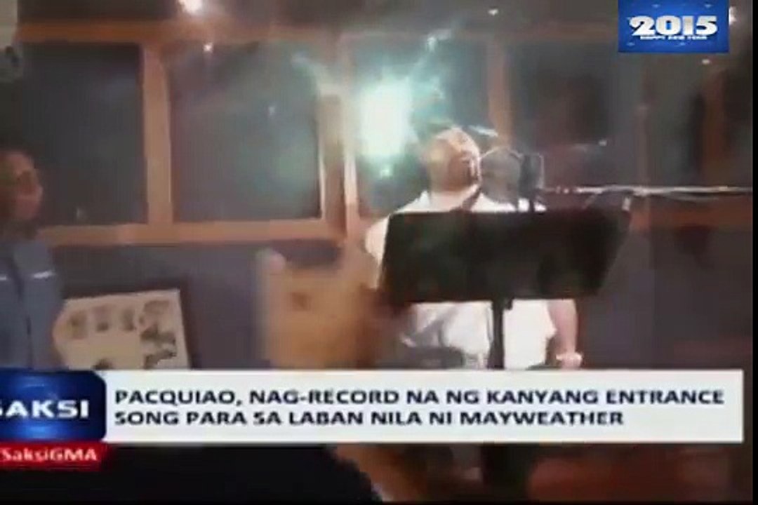 Pacquiao: Ecoutez sa chason composée pour le combat contre Mayweather