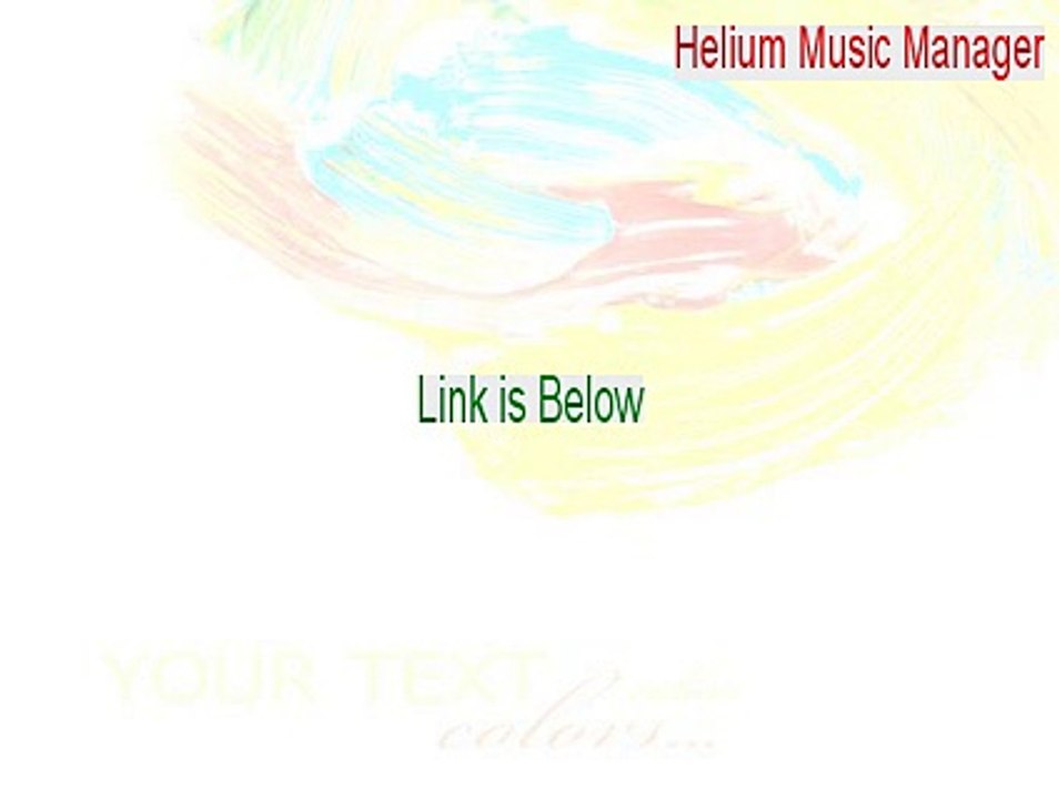 Helium Music Manager Download Free (Free Download 2015)