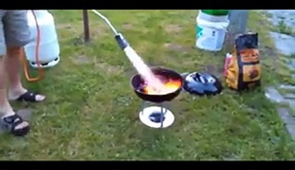 Flamethrower Starts Up the Grill