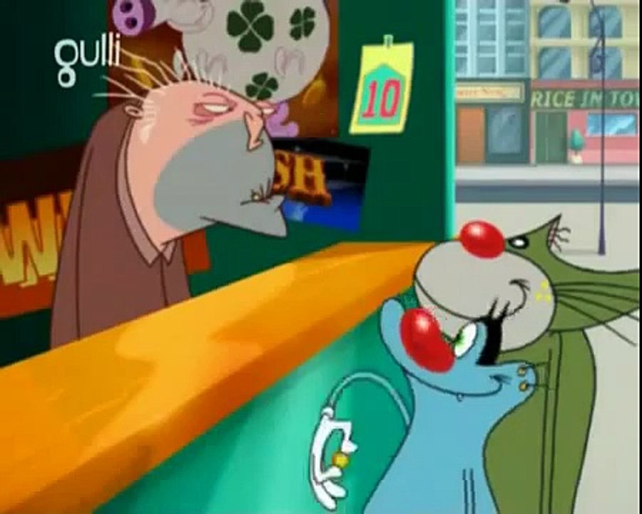Oggy et les cafards Le ticket de loto ep32 , Animation en Français, www.oggycartoons.blogspot.fr