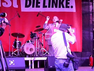 Wahlkampf: Gregor Gysi in Erfurt am 18.09.2009 - Rede Teil 1