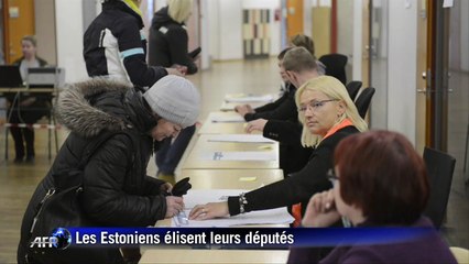 Les Estoniens élisent leur parlement