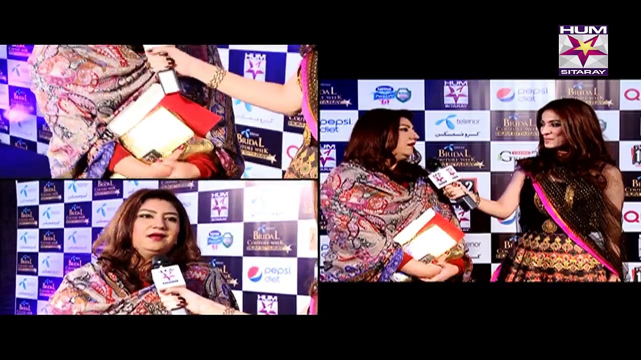 Telenor Bridal Couture Week Day 1 Hum Sitaray 1st Mar 2015 Full