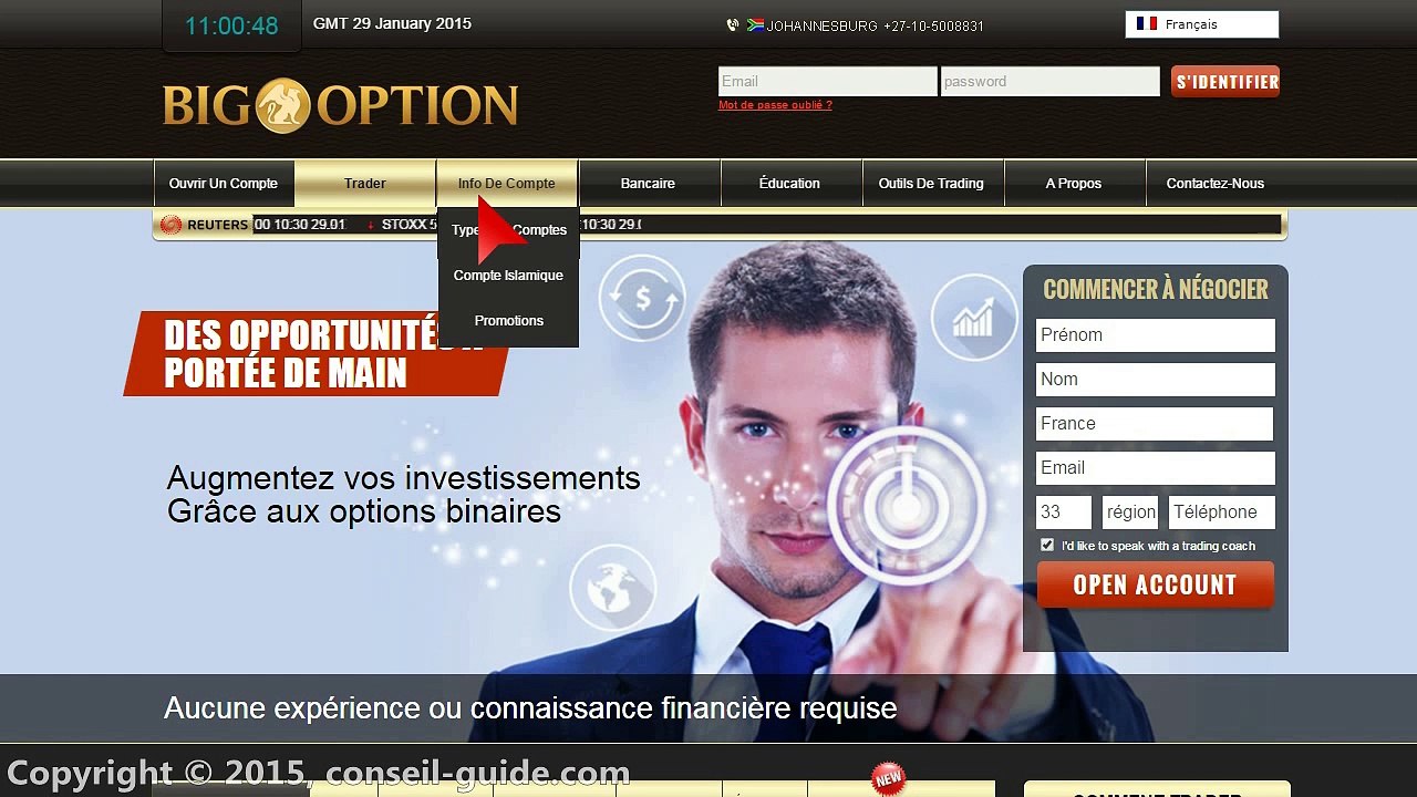 Avis client - bigoption