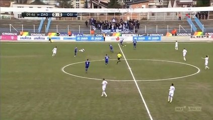 Zagreb - Osijek 0-4, start Laštra na Bevabu (0-0, 11'), 01.03.2015.