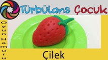 Oyun Hamuru ile Çilek Yapımı | Türbülans Çocuk | Play Doh Strawberry