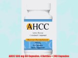4 Bottles Advance Physician Formulas AHCC Active Hexose Correlated Compound Kinoko 500 mg 60
