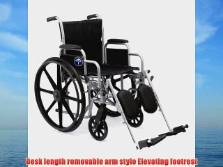 Medline K1 Basic Elevating Wheelchairs RDLA 18 Inch
