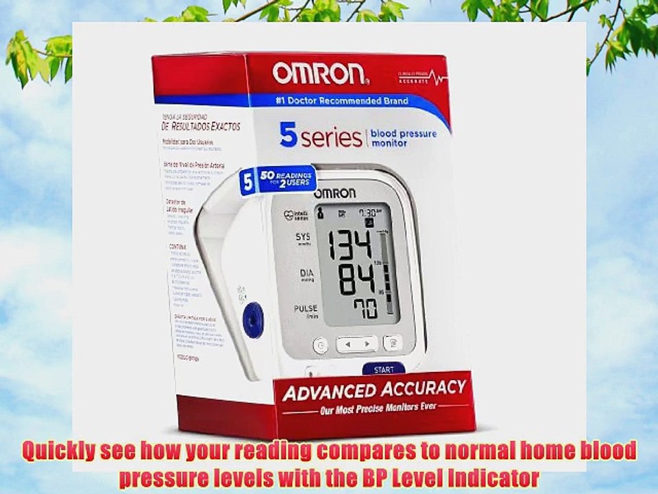 Omron BP742N 5 Series Upper Arm Blood Pressure Monitor (Pack of 2)