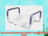Toilet Seat Elevator with Handles Elongated - B31600 Carex Health Brands