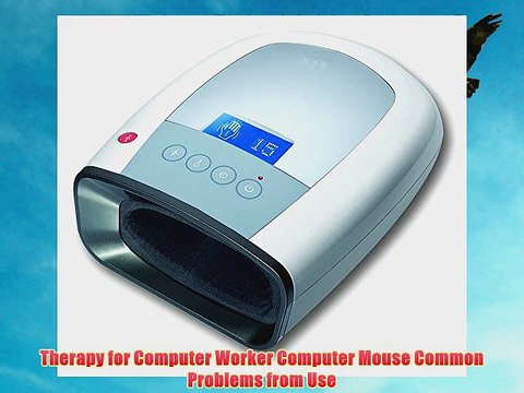 Techpro Hand Massager Therapy Reflexology Palm Fingers Therapy Vibrating Far Infrared Ray Heat