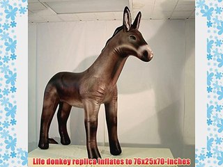 Jet Creations Lifelike Life Size Inflatable Replica Donkey
