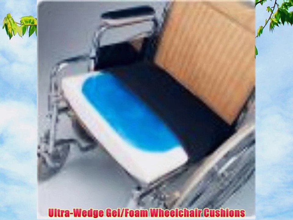 Ultra-Wedge Gel/Foam Wheelchair Cushions