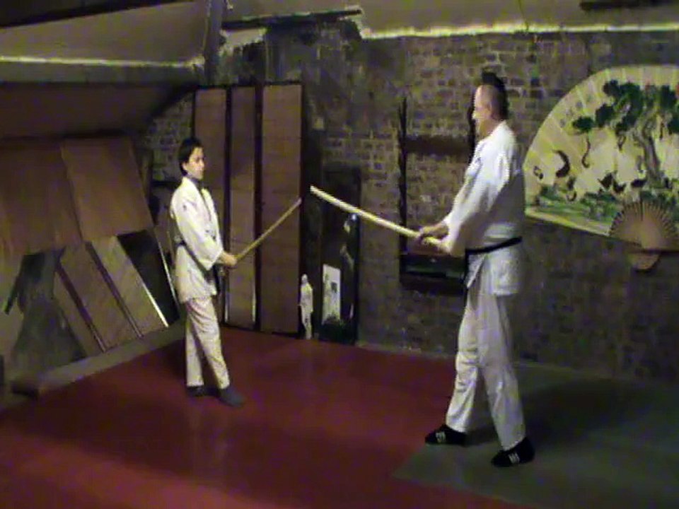 Ken : shomen awase hidari KIRI GAESHI sans contact  maai