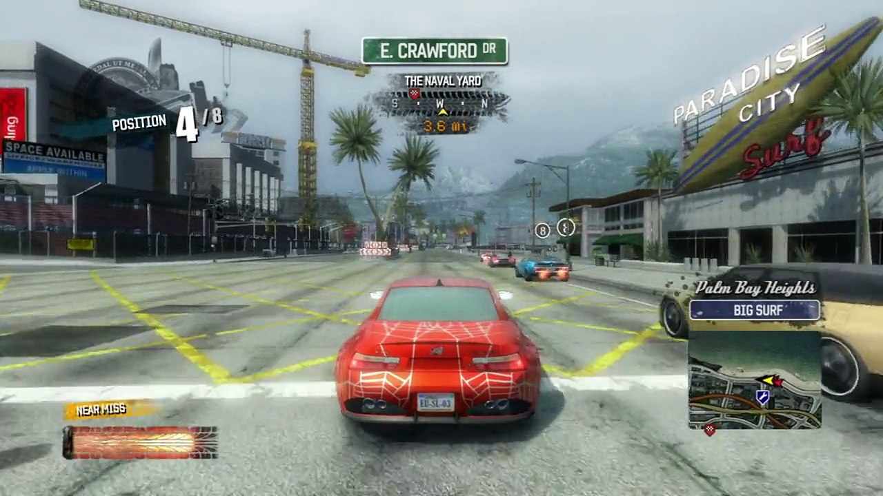 Burnout Paradise Trofeu Visit a gas station during a race
