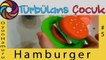 Oyun Hamuru ile Hamburger Yapımı | Türbülans Çocuk  | Play Doh Hamburger