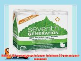 Seventh Generation White Paper Towels 2-ply 140-sheet Rolls 6-Count (Pack of 4)