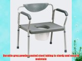 Drive Medical Bariatric Assembled Commode Grey