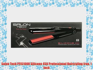 Salon Tech PFIS100N Silicone 450 Professional Hairstyling Iron 1 Inch