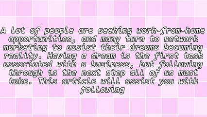 Mlm Ideas That Can Make A Big Difference