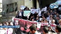 بالفيديو.. وقفة احتجاجية للمحامين تنديدًا بمقتل «كريم حمدى» بقسم المطرية