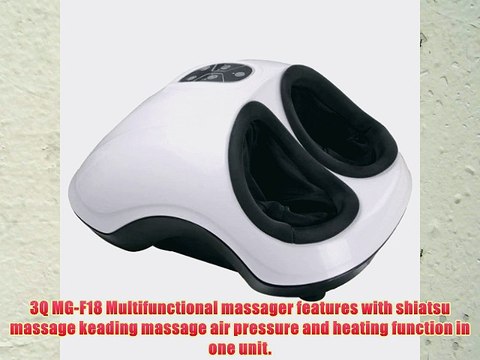 3Q MG-F18 Foot Massager with Heat Kneading Shiatsu Air pressure massage