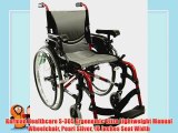 Karman Healthcare S-305 Ergonomic Ultra Lightweight Manual Wheelchair Pearl Silver 16 Inches