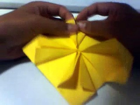como hacer una estrella de 8 puntas de papel origami