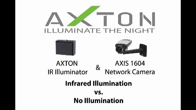 AXTON AT-6E MegaPixel PoE Infared Illuminator and AXIS Q1604 Camera in Action