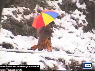 Dunya News-Northern Pakistan receives Heavy Snowfall