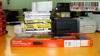 Barcode system requirement for designing labels